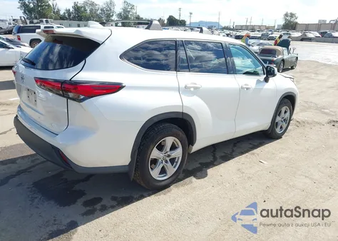 2021 Toyota Highlander L z USA, uszkodzony, nr VIN 5TDCZRAH1MS070198